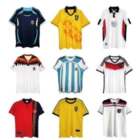 Argentina Germany England Brazil national football short sleeves-1986